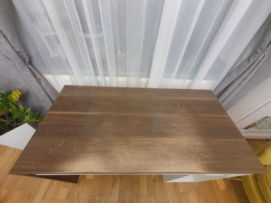 Birou 60*124 alb/stejar