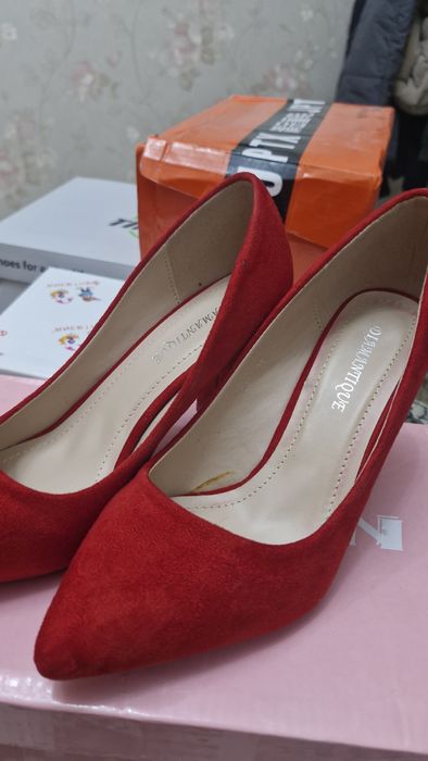 Туфли замшевые 36р