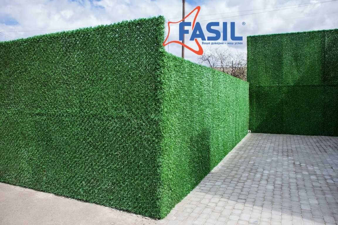 Зеленый искусственный забор, Yashil su'niy zabor
