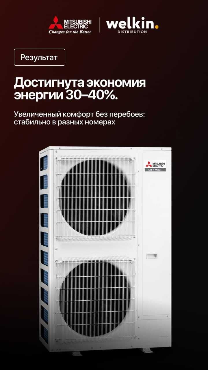 chiller vrf kaseta чилерные врф касетные системы mitsubisi midea