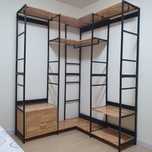Garderob, shkaf loft. Гардероб шкаф стеллаж лофт