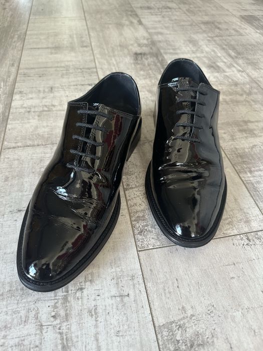 Pantofi barbati ceremonie din piele lacuita