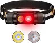 Frontala  H25LR Dual led  LH351D de 1000 LM + Led Rosu -set