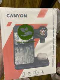Incarcator 3in1 Dock pentru Apple 15w wireless Canyon Black NOU