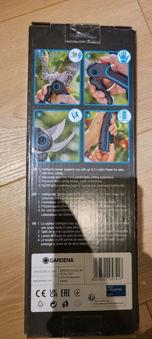 Foarfeca de viță de vie fără fir Gardena AssistCut