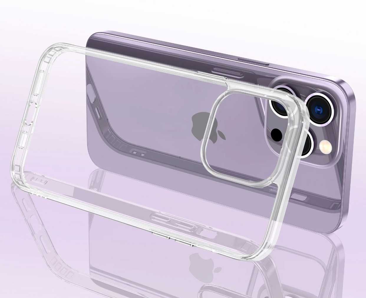 Husa silicon / gel TPU transparenta pentru iPhone 15 , 15 Pro Max