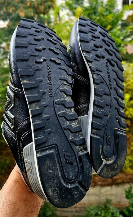 Sneakers New Balance  Negru, piele neagra, mărimea 40,5
