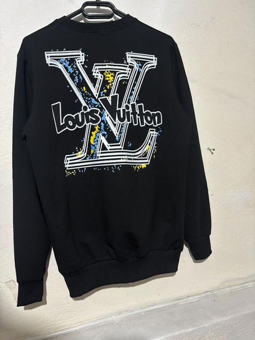 Louis Vuitton черна дълга блуза