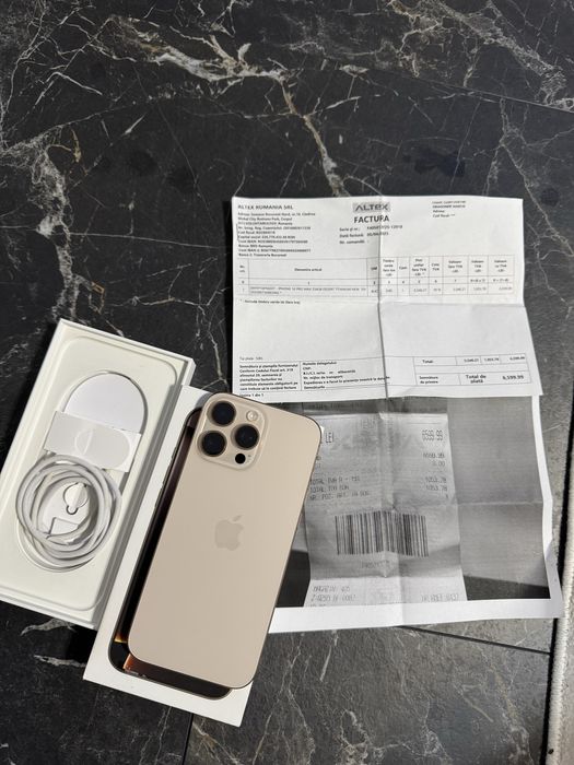 Iphone 16 pro max desert titanium 256gb ca nou factura altex