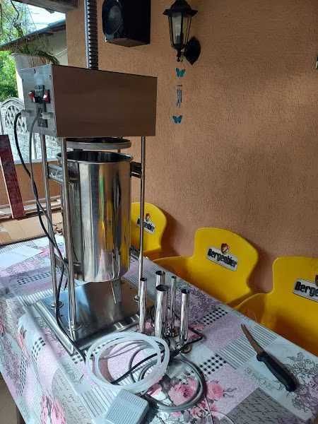 masina de umplut carnati mici sprit aparat hidraulic  15 l nou Italyl