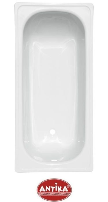 Ванна прямоугольная ANTIKA 1,2 м сталь сифон 1.2x0.7 см, сталь