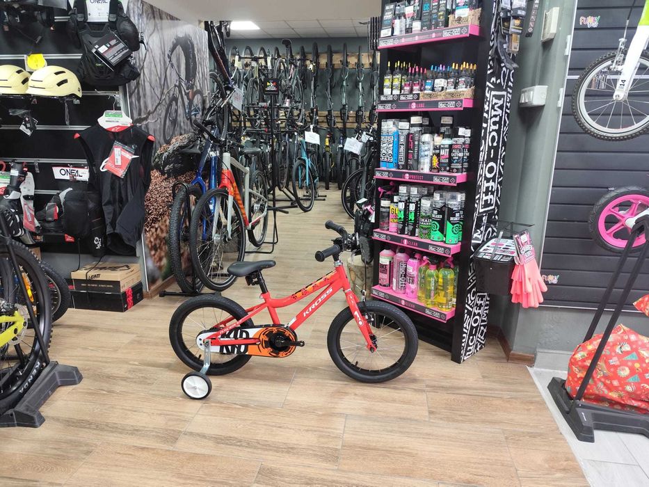 Bicicleta Kross RACER 3.0 2025 red / orange / white / glossy 16"