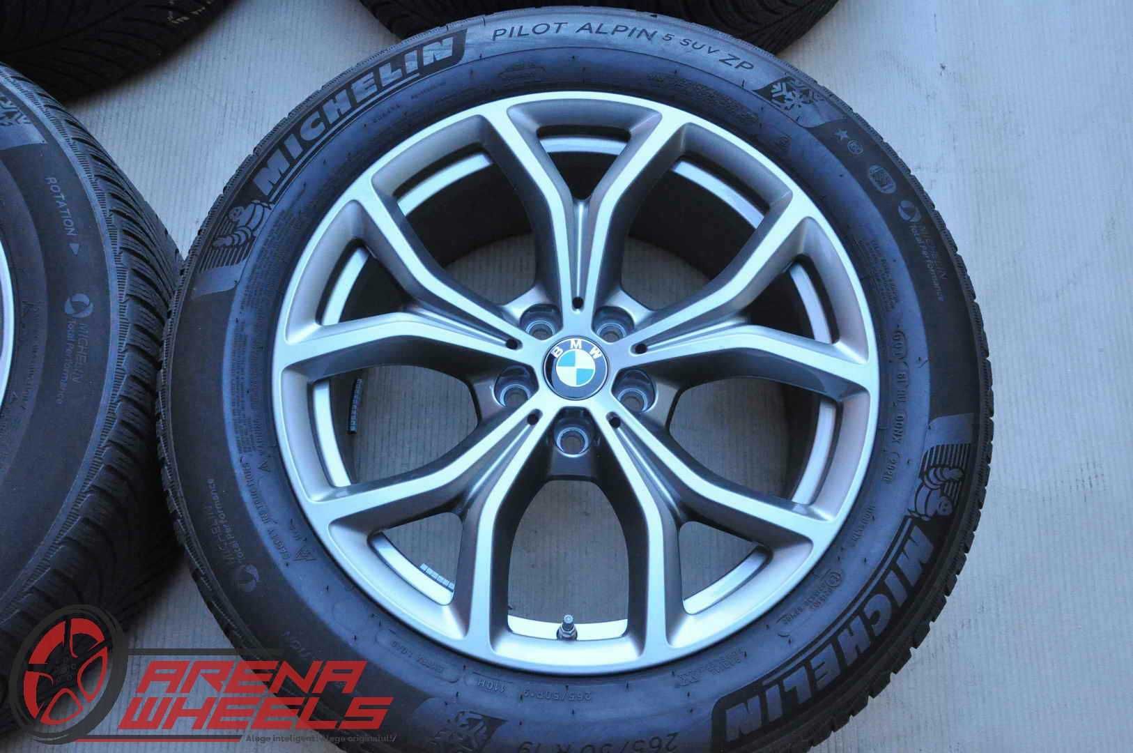 Roti Iarna 19 inch BMW X5 G05 X6 G06 Michelin 265/50 R19 Runflat