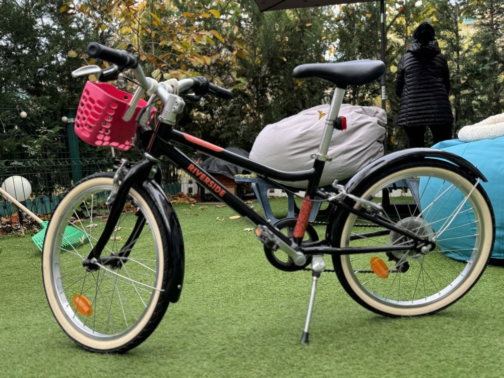Bicicleta 20” Rockrider 500 copii, IMPECABILA, NOUA, jumatate de pret