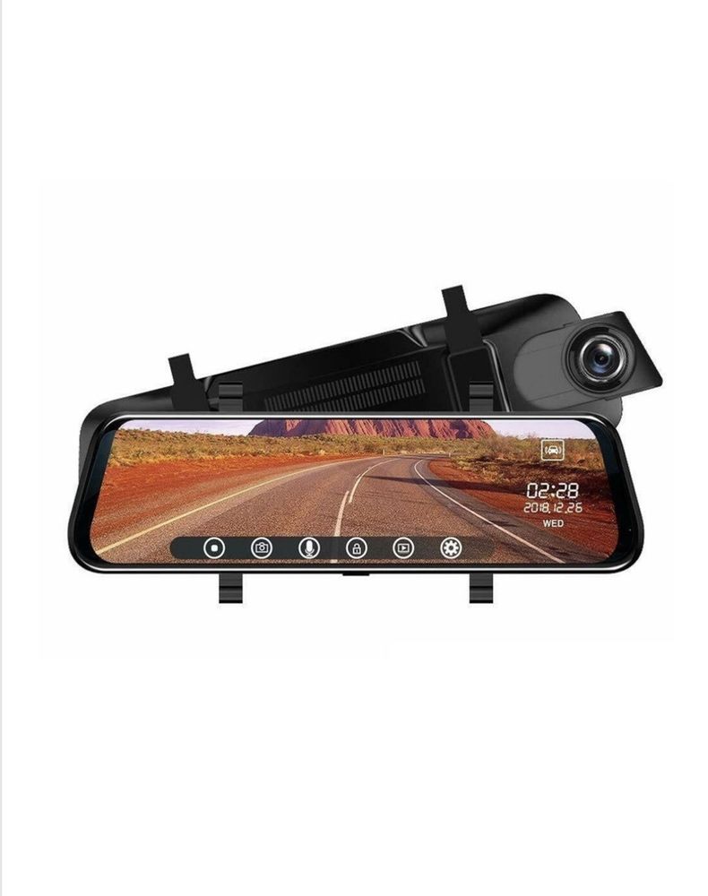 Camera Video Auto Premium Tip Oglinda T108 Dubla Full HD Ecran Touch