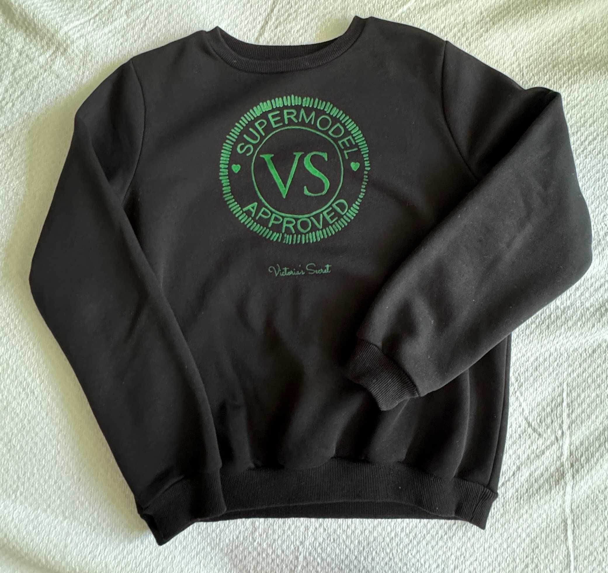 Черен суичър Victoria's Secret  #М