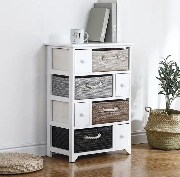 Элитный комод с ротанговыми ящиками – стиль и удобство в одном