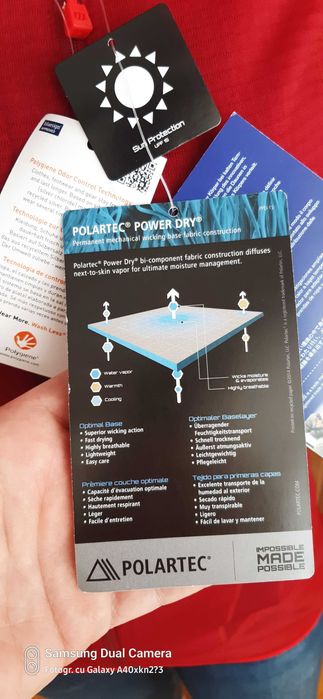 Jacheta drumetie dama, midlayer, Polartec, noua, Berghaus, marimea M