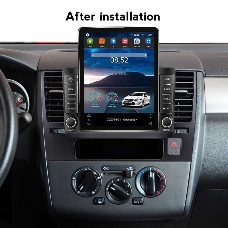 Navigatie Nissan Tiida 2005-2010, Tesla,Android, 2+32GB ROM,10inch