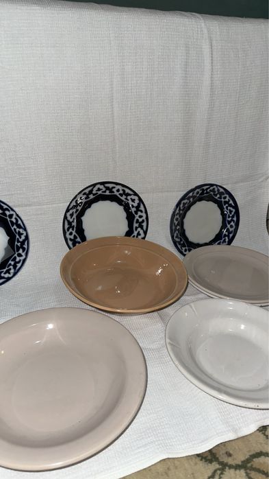 Продам разнобойные тарелки дешево