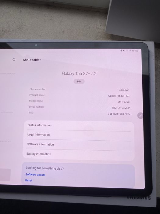 Samsung Galaxy Tab S7+ Plus 5G + Magic Keyboard