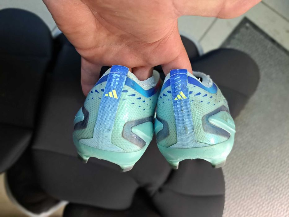 Adidas X Speedportal + FG Al Rihla - Clear Aqua/Solar Red/Power Blue -