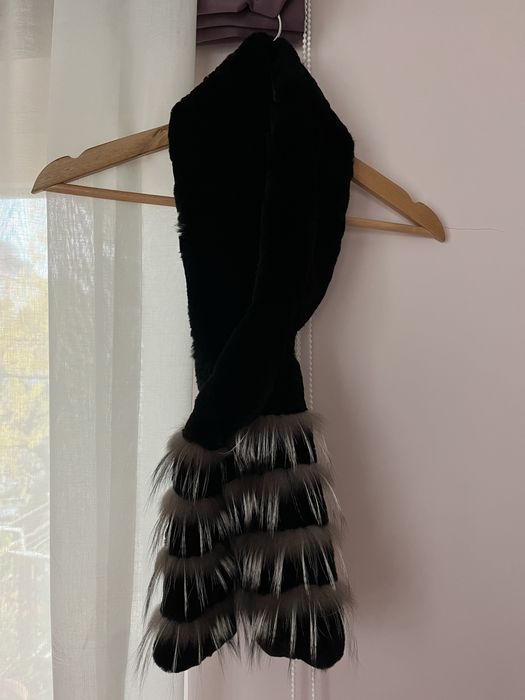 Яка от естествена кожа