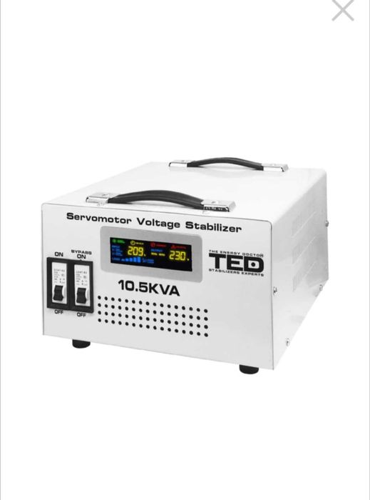 Stabilizator Retea Automat 10.5KVA 6000W cu Ecran LCD si ServoMotor
