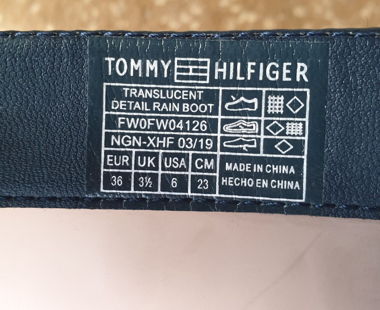 Резиновые сапоги Tommy Hilfiger