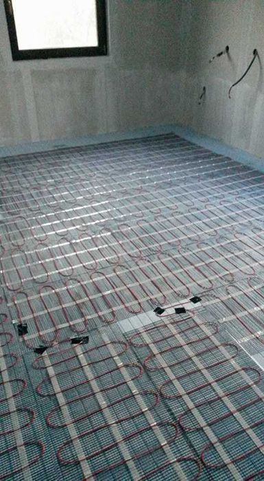 cablu de incalzire dublu izolat asezat in sapa