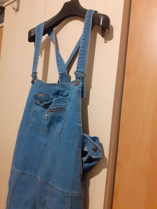 Pantalon salopeta blugi pentru gravide