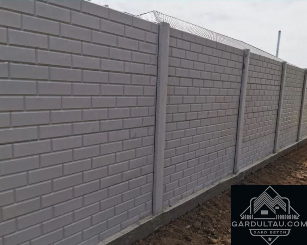 Garduri premium din beton comprimat stâlpi și plăci prefabricate gard