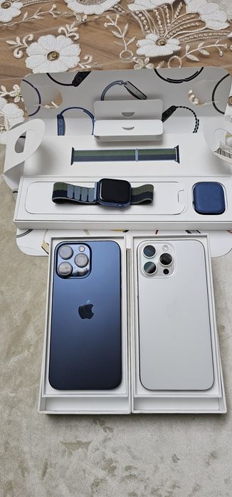 Iphone 15 pro max 256+ apple watch 7 45mm