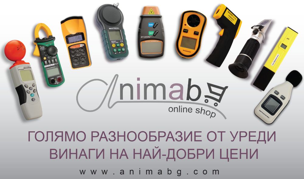 ANIMABG 100MHz интелигентен портативен цифров осцилоскоп модел FNIRSI