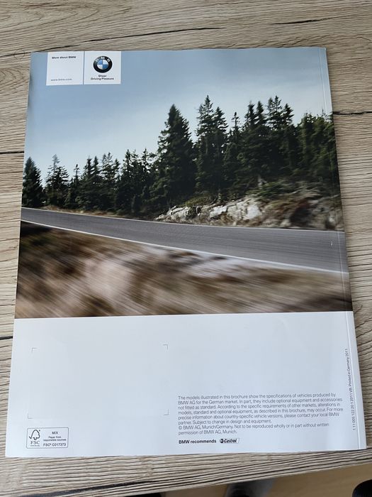 Carte brosura Bmw X5 stare impecabila