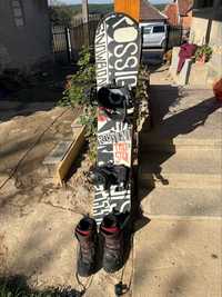 Snowboard ROSSIGNOL 151 cm + legaturi + boots