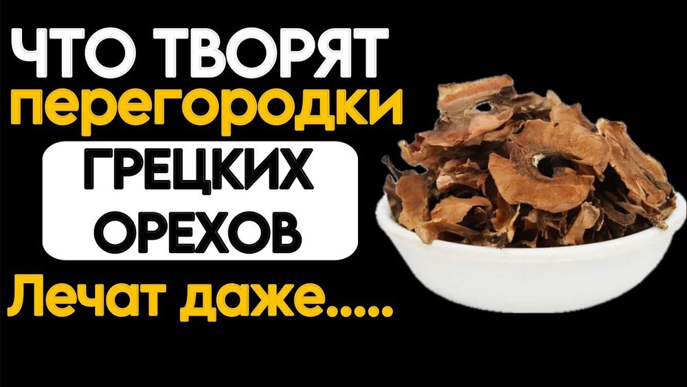 Перегородки грецких орехов