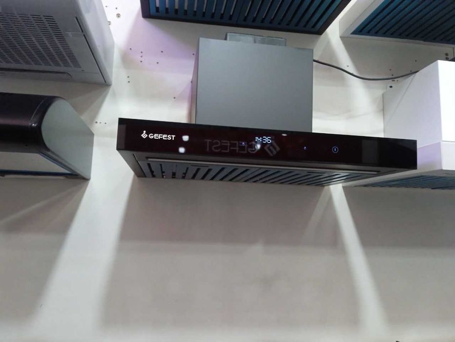 Вытяжка Gefest в стиле Hi-tech Model: 3760BI (60×50) Black  Доставка