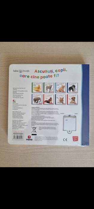 Carte cu sunete NOUĂ -Ascultați, copii, oare cine poate fi? animale