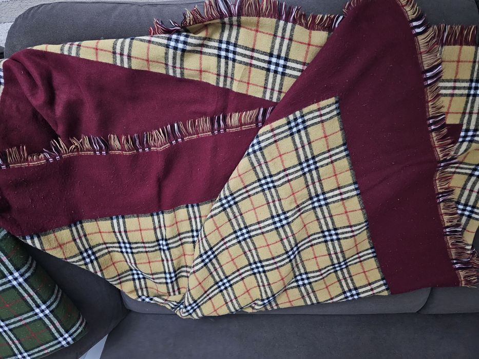 Платок клетчатый теплый