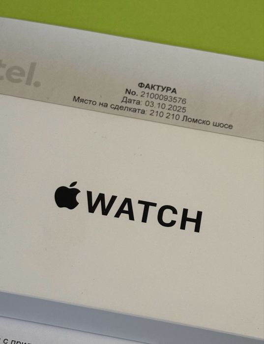 ЗАПЕЧАТАН 44mm Apple Watch SE Gen 2 Гаранция Yettel 2027 г. Silver