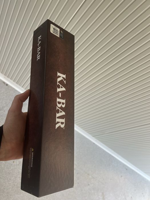 Нов боен нож Ka-Bar USMC Fighter Plain 1095 Carbon