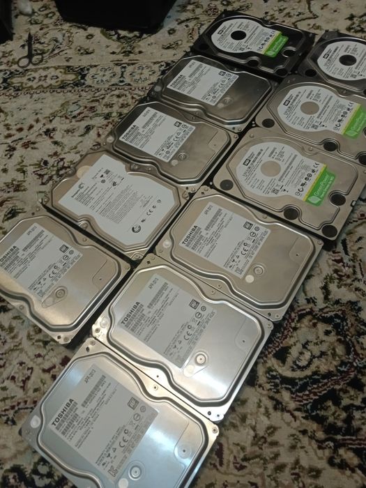 Продам жёсткие диски 1тб, 500гб