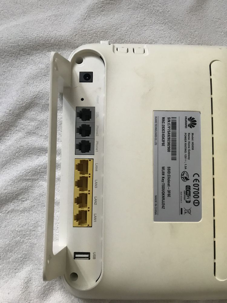 Router Digi fibra optica Upc Huawei Hg658 functional