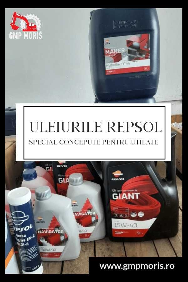 Uleiurile Repsol pentru utilaje de constructii