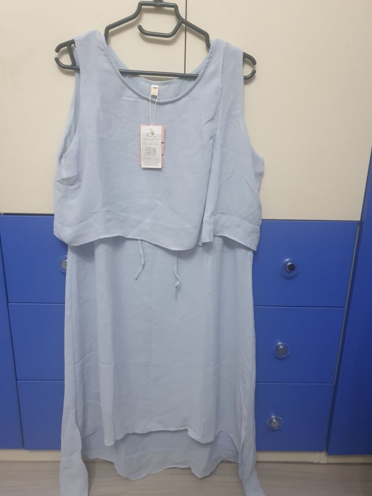 Платье для беременной и кормящей (Корея) новое)