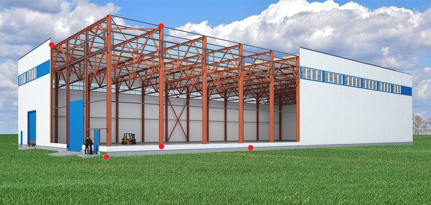 Склады, ангары под ключ