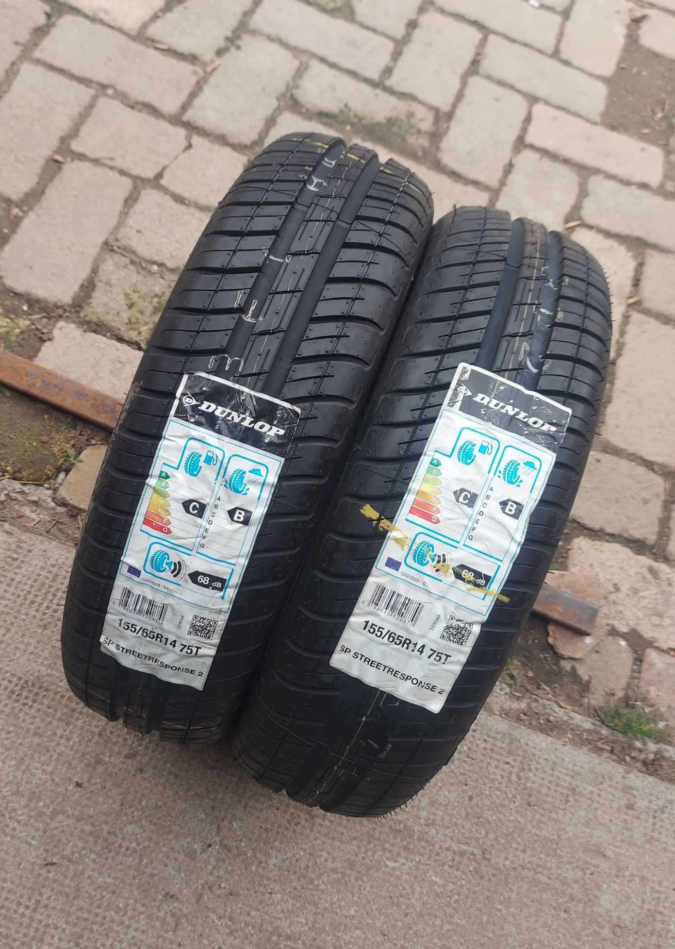 Set 2buc 155/65 R14 75T Dunlop Street Response 2 vară