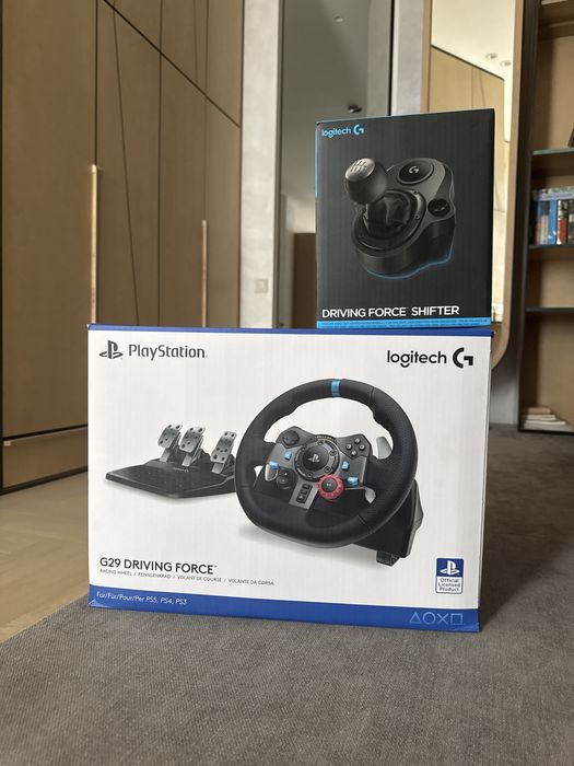 Logitech G29 Driving force Racing wheel, Logitech Driving force shifte