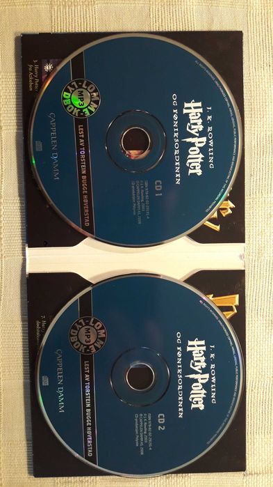 Carte audio norvegiana, MP3 96k, Lydbok, Harry Potter og Føniksordenen